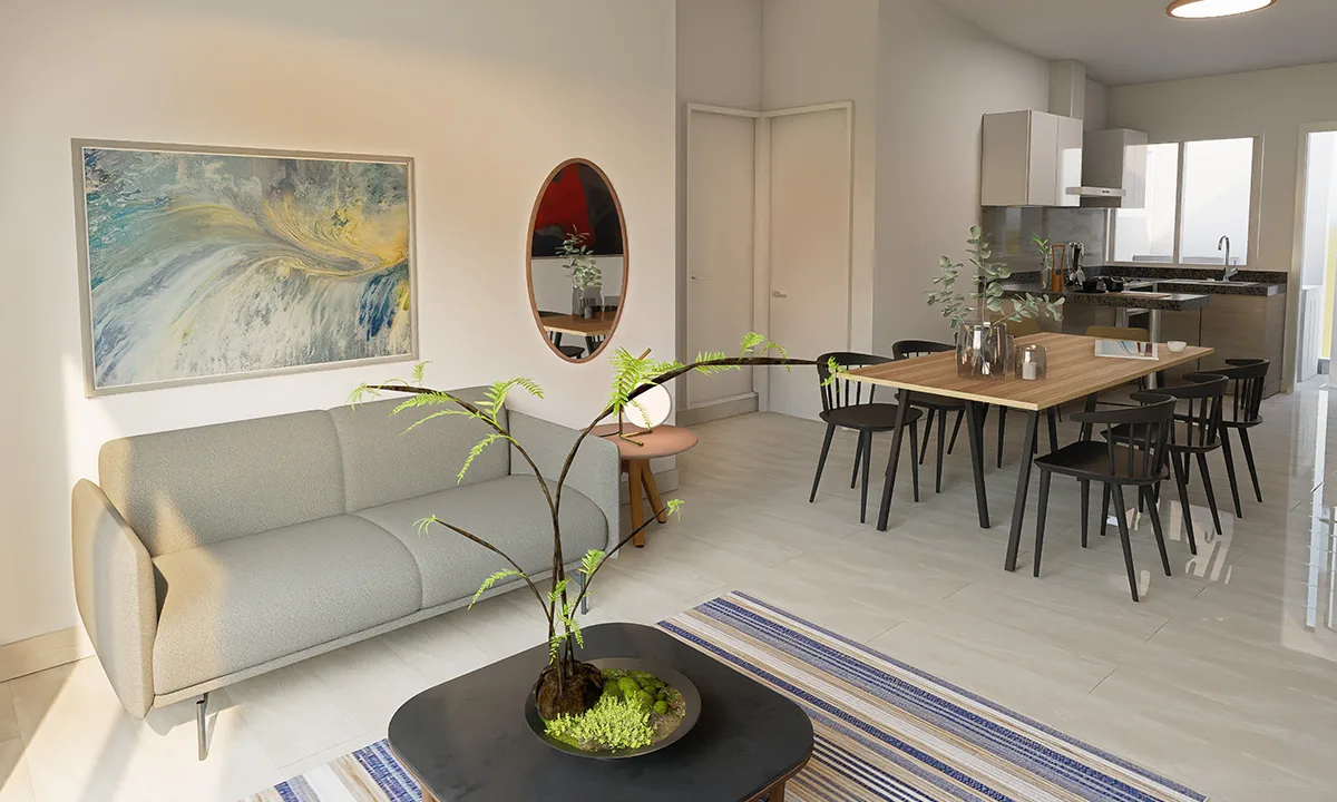 Interior del departamento